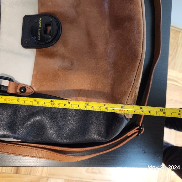 Medium Elliot Lucca leather tote bag - Picture 9 of 13